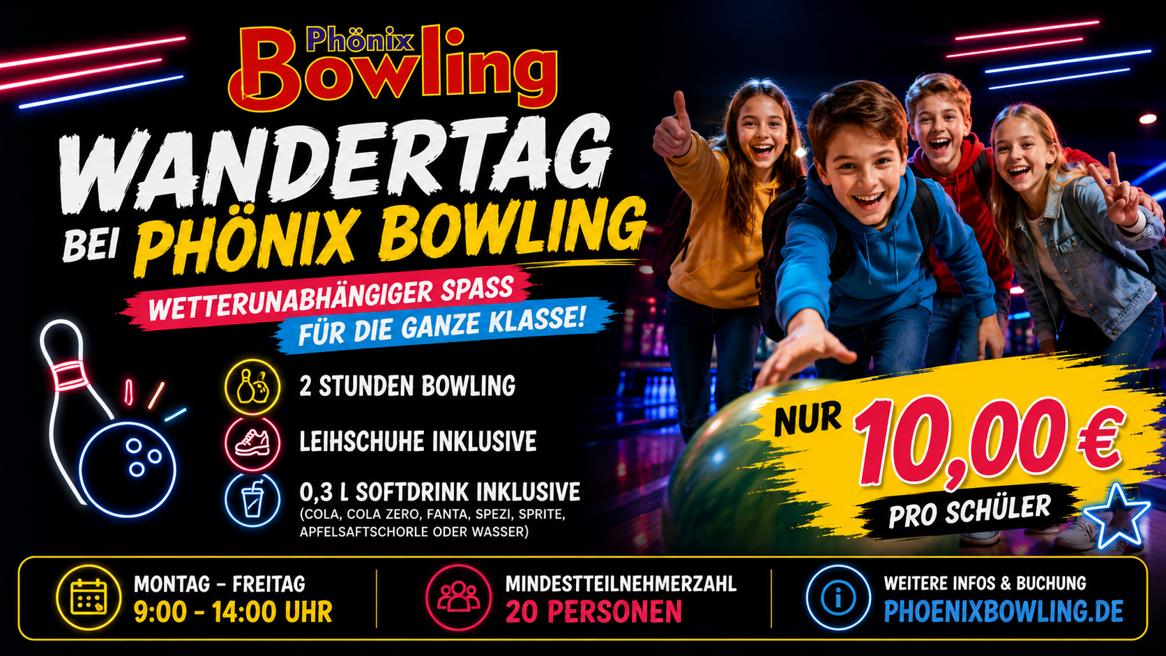 Wandertagsangebot für Schulklassen